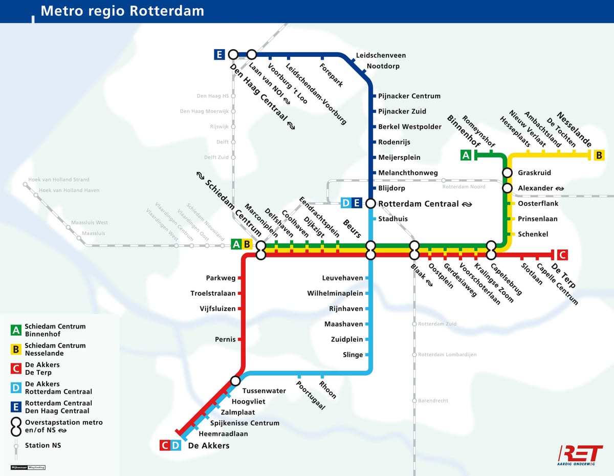 hagos metro žemėlapis